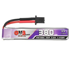 Gaoneng GNB 3.8V 380mah 60C 1S HV lipo батарея GNB27 вилка для FPV racing дрон