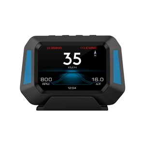 GEYIREN Р21 HUD Head Up Дисплей OBD 3,5 дюйма Авто Предупреждение о превышении скорости Инклинометр Автоматическая элект