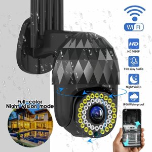 Guudgo 1080P 39 LED 5 XZOOM На открытом воздухе PTZ IP Черный камера Двустороннее аудио Wifi камера Авто Водонепроницаем