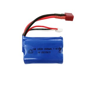 HBX M16120T 7,4 В 1500 мАч 15C 2S Литий-ионный Батарея T Plug для 16889 1601 Матовый Бесколлекторный RC Авто Автомобили