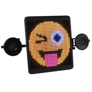 HI. GROOM Интерактивный автомобильный светодиодный экран-витрина Рекламные творческие огни Голосовой помощник Анимированн