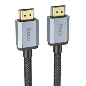 HOCO US03 HDMI-совместимый кабель «папа-папа» 4K, 60 Гц, кабель HDTV 2.0 1M, длинный для портативного ПК Монитор, телеви