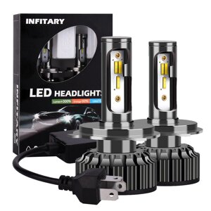 Infitary 3300LM Авто Лампы для фар H4 H7 LED 3 Изменение цвета Авто Противотуманные фары