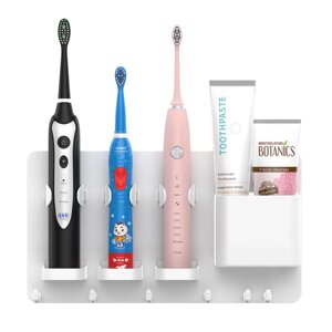 Jordan & Judy Регулируемый держатель для зубных щеток Стойка для хранения зубной пасты Зубная бритва Ванная комната для