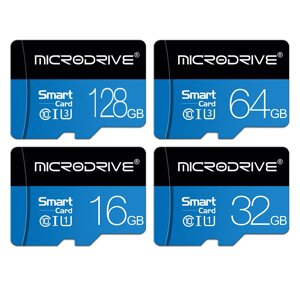 Карта памяти Microdrive Class 10 High Speed TF 32GB 64GB 128GB 256GB Micro SD Card Flash Смарт-карта для телефона камера