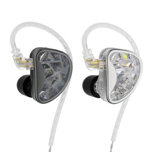 КЗ АС24 24BA Units Wired Наушник 12 драйверов со сбалансированным якорем HiFi Sound Noise Canceling 3.5mm DJ Монитор Нау