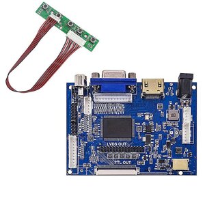 LCD дисплей TTL LVDS плата контроллера HDMI VGA 2AV 50PIN для AT070TN90 92 94 автоматическая поддержка VS-TY2662-V1 с 5