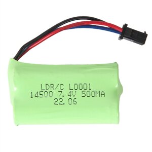 LDRC A86 A86P 1/18 RC Авто Запасной 7,4 В 500 мАч 2S Li-ion Батарея SM Plug LA0001 Модели для дрифта Запчасти Аксессуары