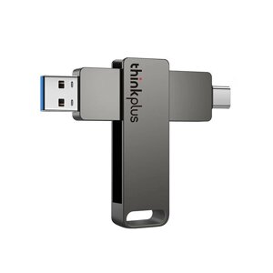 Lenovo Thinkplus МУ110 Type-C и USB3.2 Flash Диск с двойным металлическим интерфейсом 64GB 128 ГБ 256 ГБ 512 ГБ Высокоск