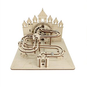 LXG-19 Castle Ball 3D Деревянная головоломка DIY Сборка Трехмерная головоломка Набор игрушек