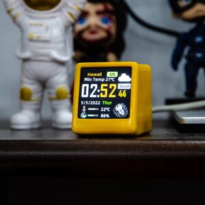 Международная версия Smart Weather Station Настольный компьютер LED LCD Цифровой Wi-Fi Часы Электронный мини-цифровой ко