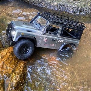 MNRC MN99S Водонепроницаемы RTR 1/12 2.4G 4WD RC Авто Вождение Светодиодный Скалолазный альпинистский грузовик Полностью