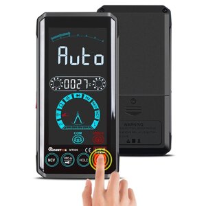 MUSTOOL MT009 4,4-дюймовый сенсорный экран Smart True RMS Digital Мультиметр Автоматическое измерение с помощью VFC Fuct