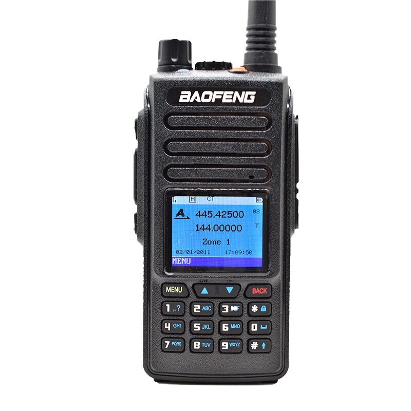 Baofeng DM-1720 Высокомощный Рация Двойной европейский стандарт Стандарты 2200 мАч PTT Intercom LED Дисплей Ручной фонар - наличие