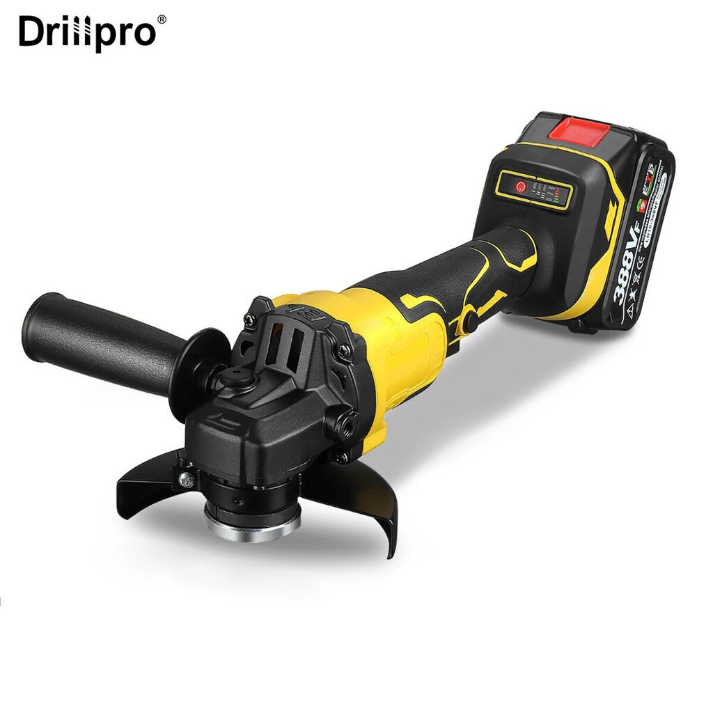 Drillpro 388VF 1280 Вт 8500 об/мин 3 передачи 125 мм Бесколлекторный Литиевая электрическая угловая шлифовальная машина - сравнение