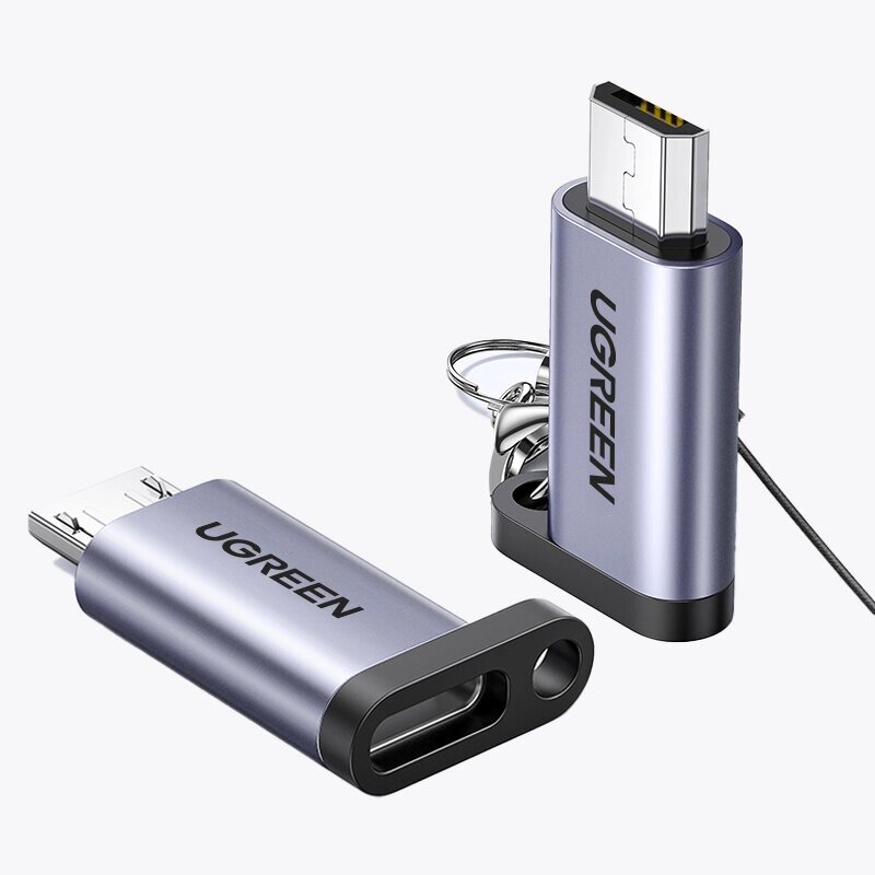 UGREEN US282 USB Type-C Адаптер Micro USB на Type-C Преобразователи «папа-мама» для Xiaomi для Samsung Зарядное устройст - особенности