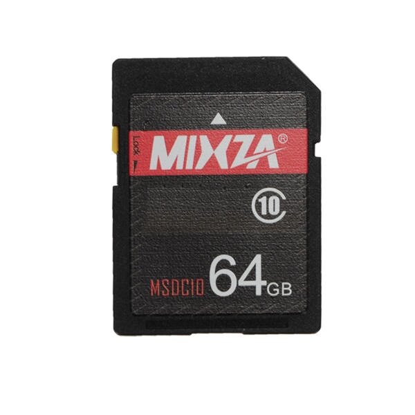 Mixza 64GB C10 Class 10 Карта памяти в натуральную величину для цифровых зеркальных фотоаппаратов камера MP3 TV Коробка - заказать