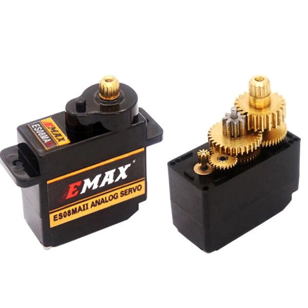 EMAX ES08MA II 12g Mini Metal Gear Analog Сервопривод для модели RC - Bangoo