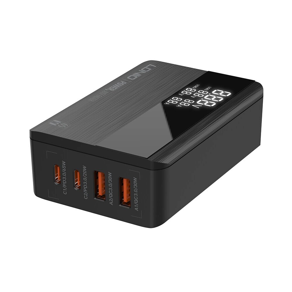 Лднио 65 вт 4-портовое зарядное устройство USB PD USB-C*2 PD3.0 и USB-A *2 QC3.0 поддержка AFC FCP SCP адаптер настенног - акции