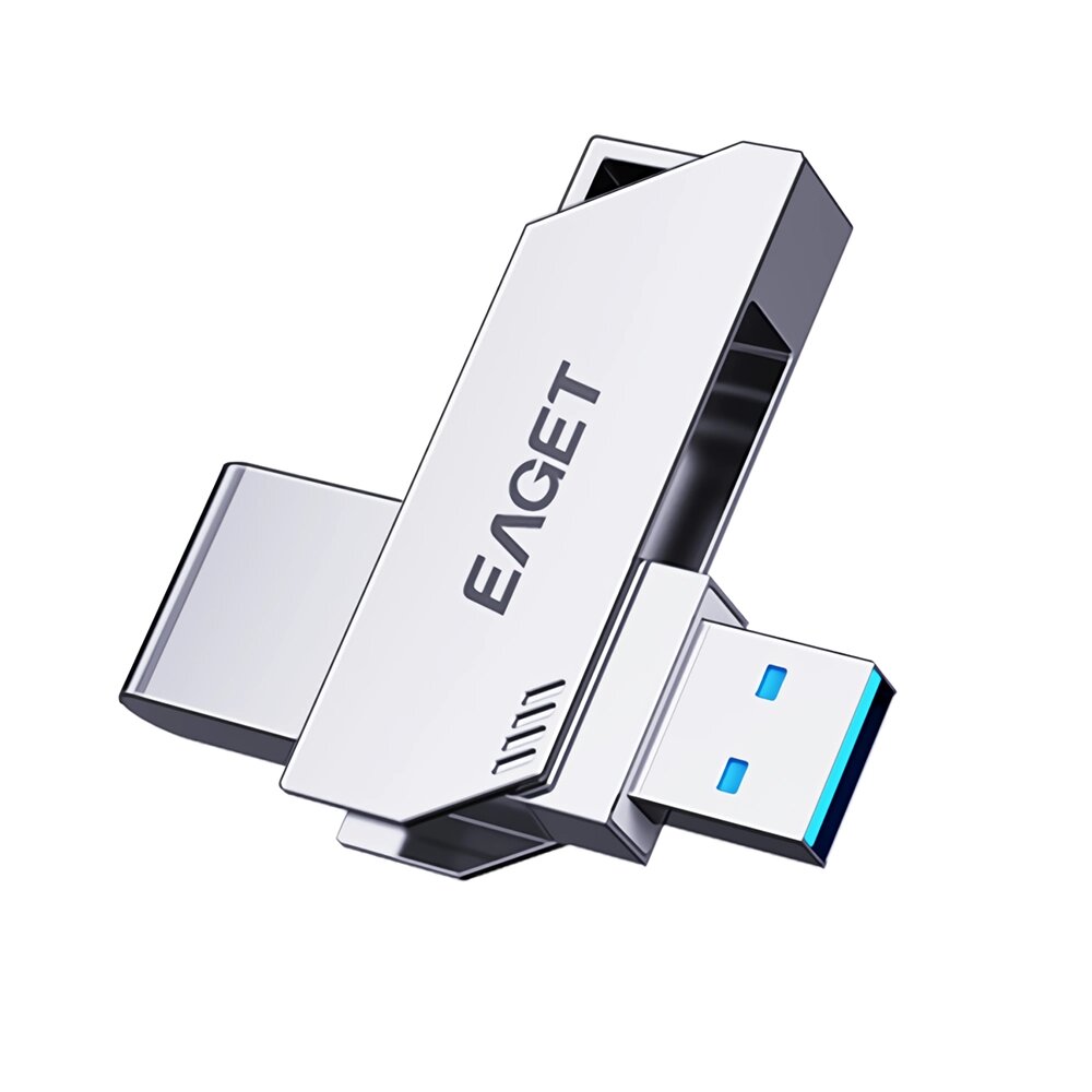 Eaget F20 USB3.0 Flash Диск сплав цинка 360° Rotation Pendrive Flash Memory Disk 32G 64G 128G 256G Thumb Drive - гарантия