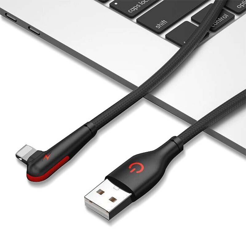 3A USB-A — IP-кабель для быстрой зарядки, луженый Медь Core Line 1M, длинный для IPhone 12, 13, 14, 14, Pro - Bangoo