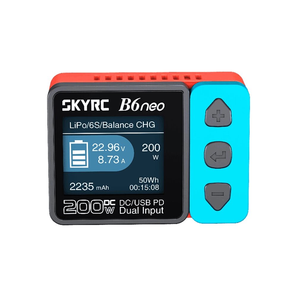 SKYRC B6 NEO B6NEO Интеллектуальное зарядное устройство DC 200 Вт PD 80 Вт LiPo Батарея Балансовое зарядное устройство-р - фото