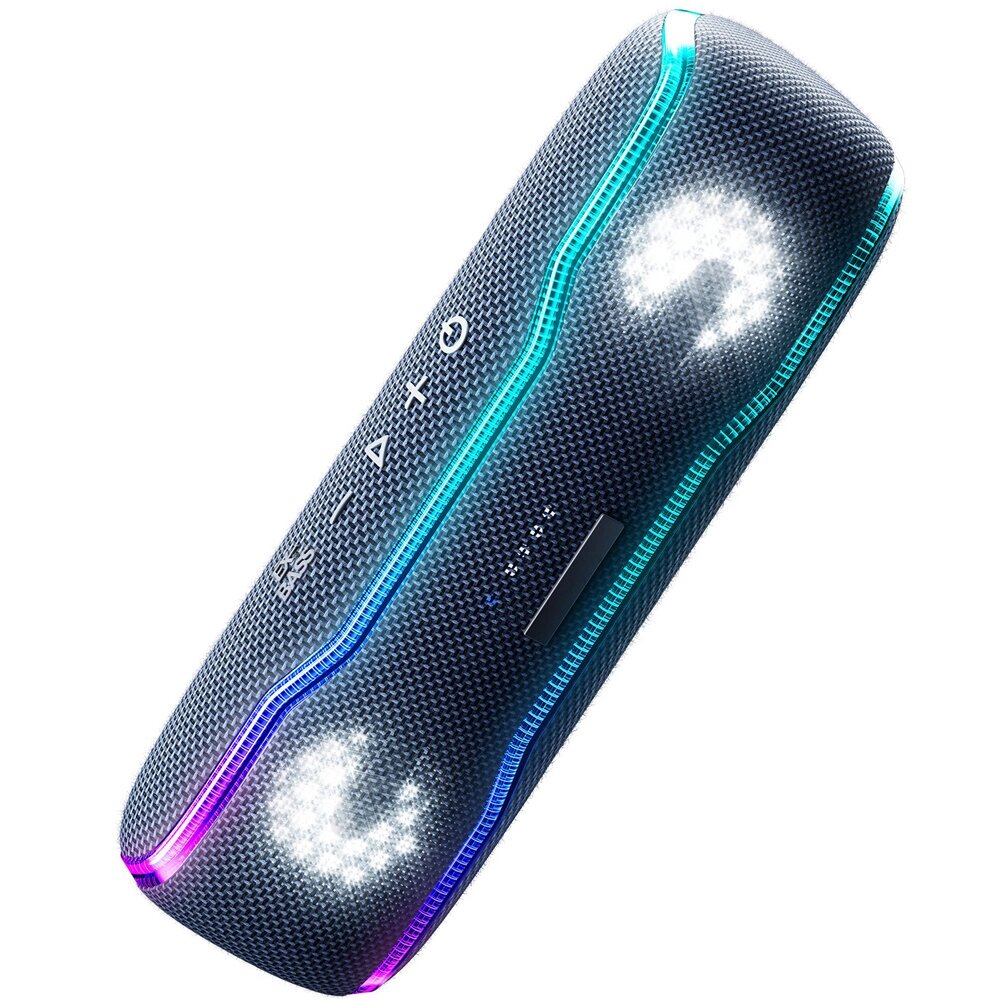 Cyboris 25W bluetooth Speaker Double Drivers Heavy Bass RGB Light IPX7 Водонепроницаемы Сабвуфер Ourdoor Портативный гро - Аштарак