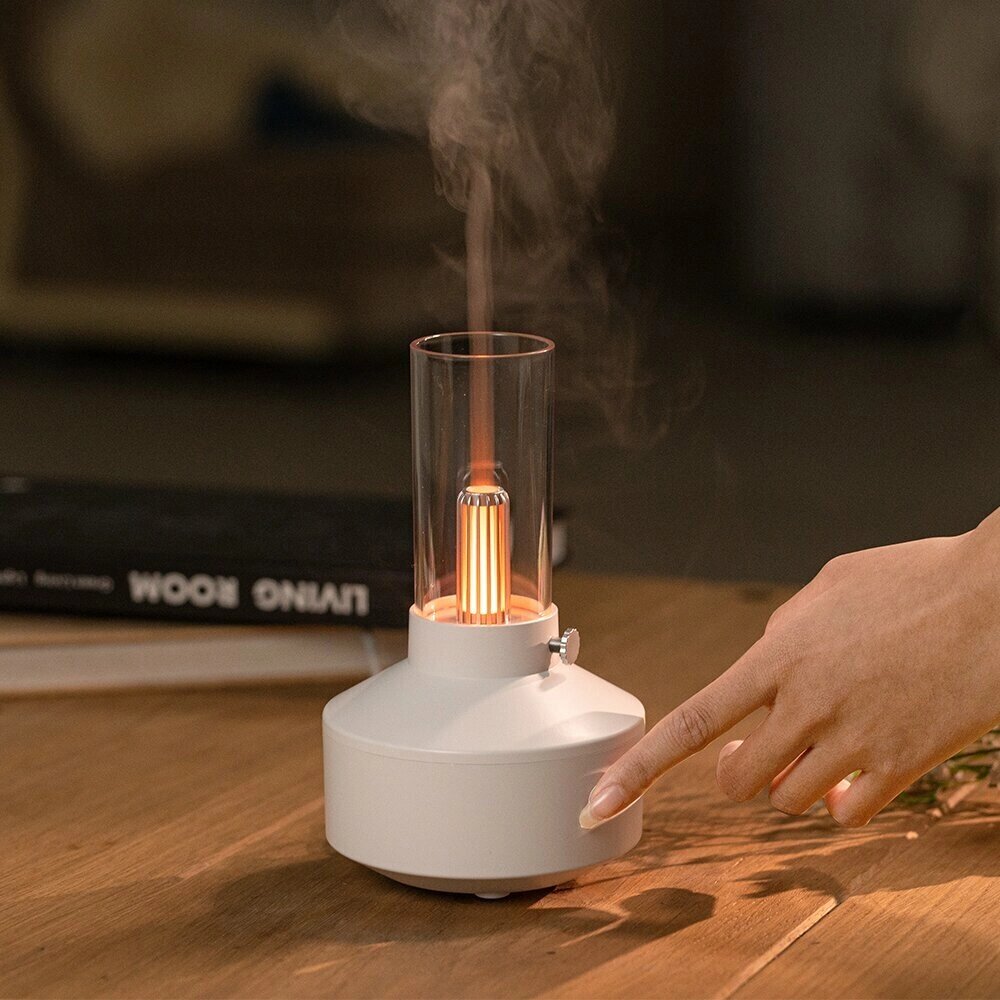 Retro Glow Humidifier Aroma Диффузор со свечами Desk Atmosphere Лампа Ароматическая машина - Аштарак