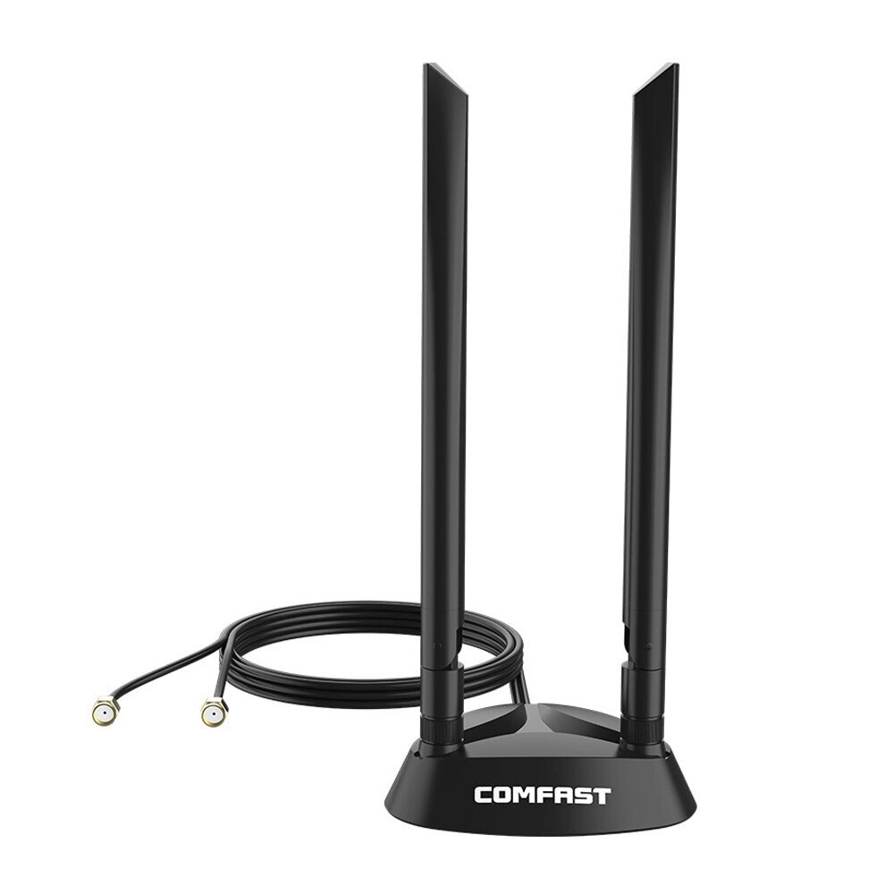 Comfast 2,4G + 5G Dual Стандарты 6dbi Wireless High Gain Антенна Booster Base RP-SMA Коннектор для сетевой карты беспров - Bangoo