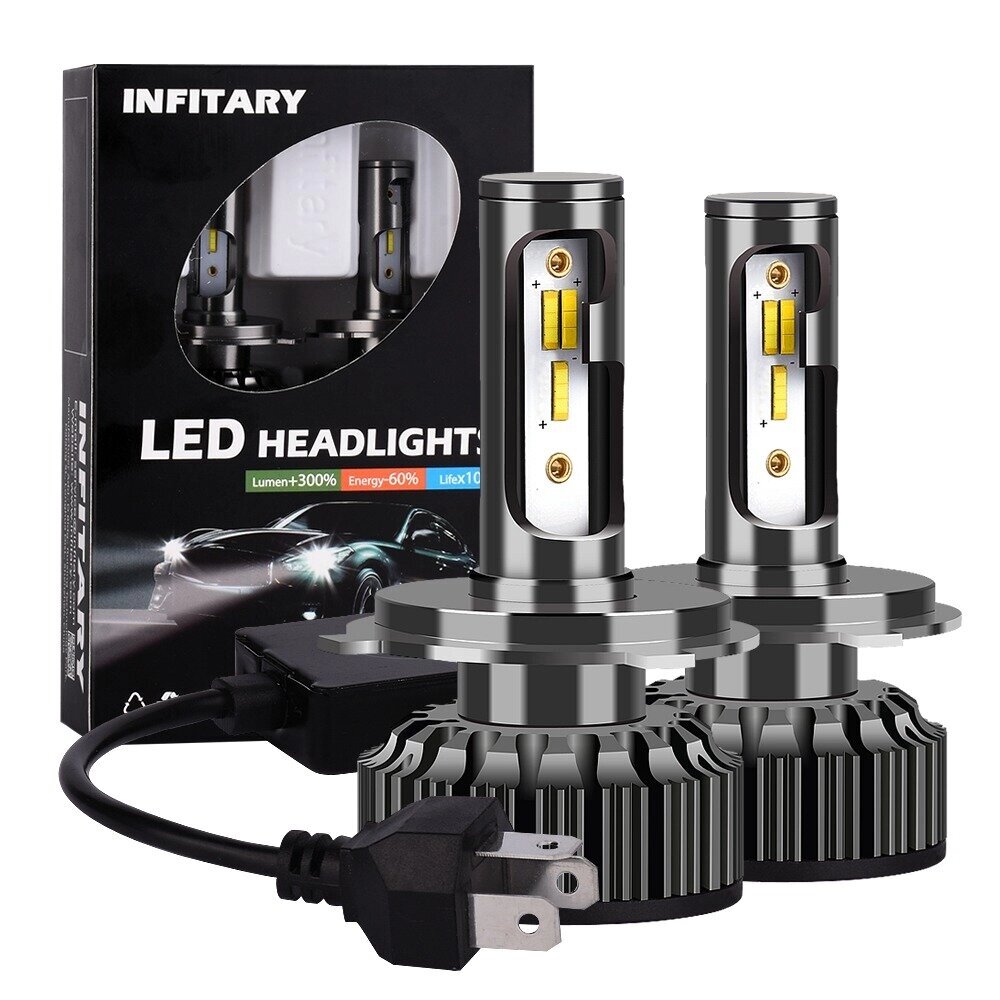 Infitary 3300LM Авто Лампы для фар H4 H7 LED 3 Изменение цвета Авто Противотуманные фары - наличие