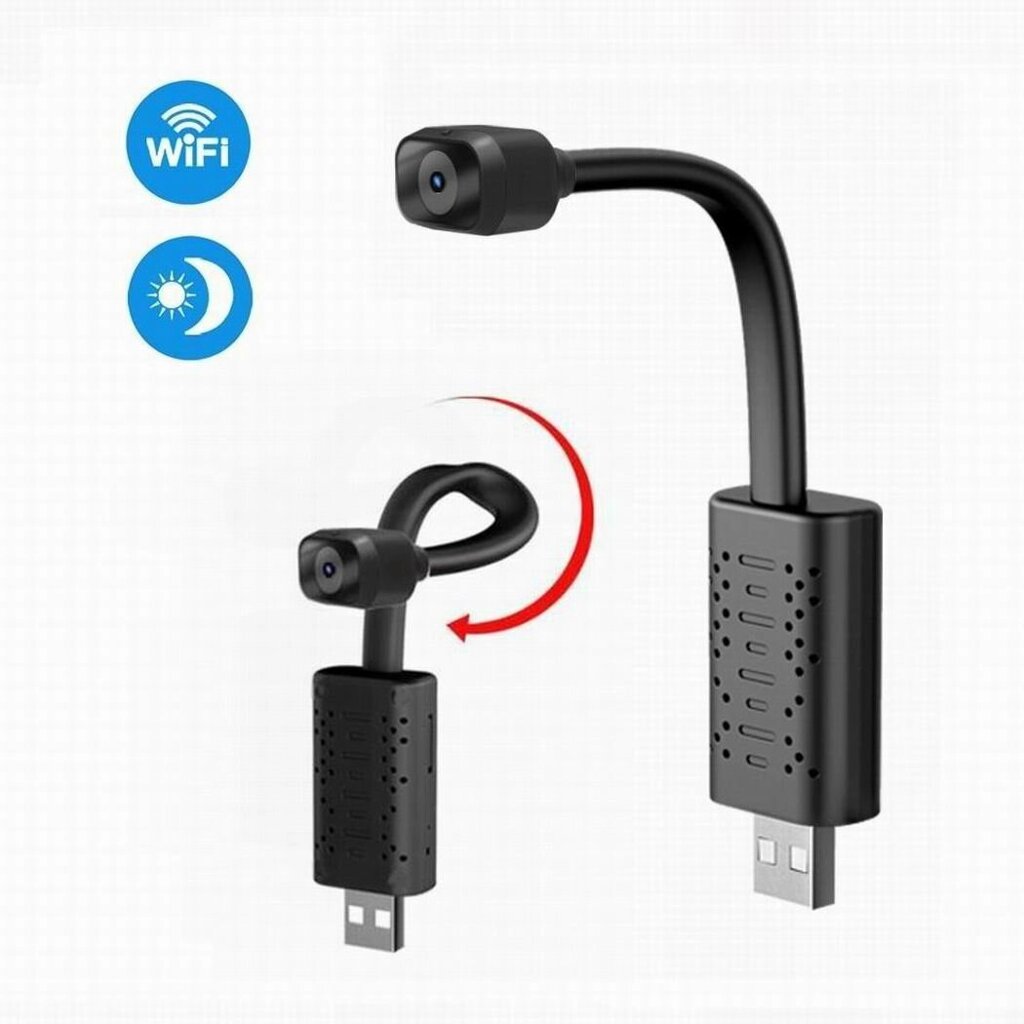 Wi-Fi Mini USB камера HD Циклическая запись Безопасность Защита IP-видеонаблюдение камера Секретный видеорегистратор Ауд - интернет магазин