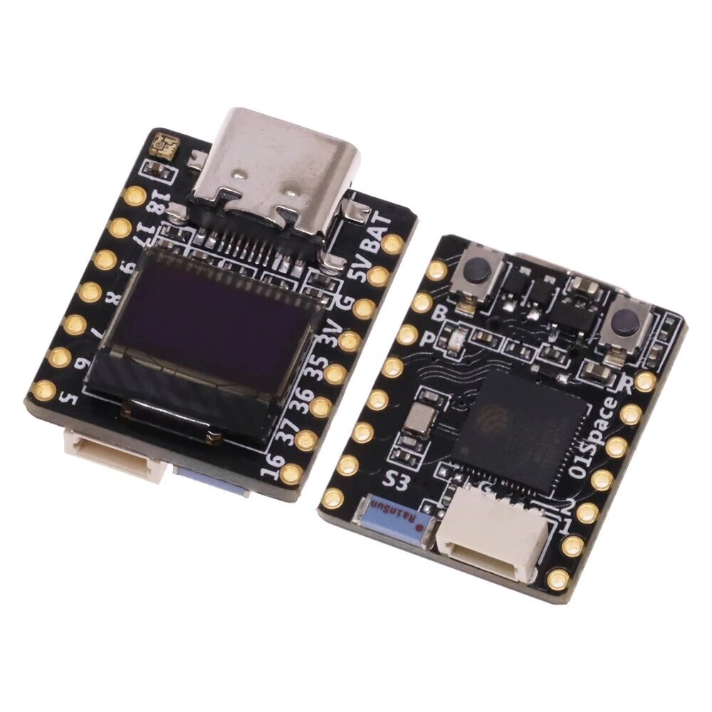 ESP32 S3 0,42 дюймов OLED макетная плата ESP-32 RISC-V WiFi Bluetooth для Arduin Micropython - акции