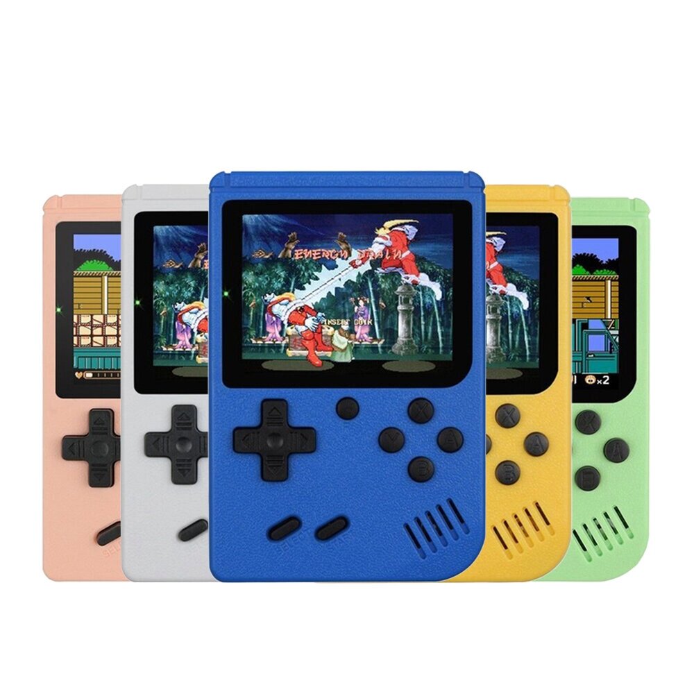 500 Games Retro Handheld Game Console 8-bit 3.0 дюймов Color LCD Kids Portable Mini Video Game Player - доставка