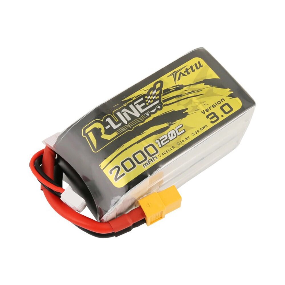 TATTU R-LINE V3.0 4S 14,8 в 2000 мач 120C lipo батарея разъем XT60 для самолета RC авто вертолет FPV racing дрон - розница