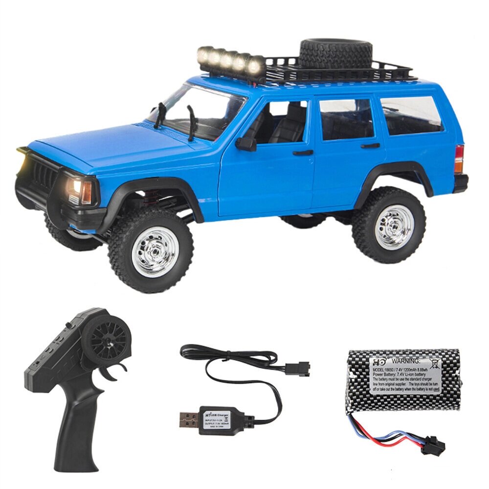 MNRC MN78 Водонепроницаемы Cherokee RTR 1/12 2.4G 4WD RC Авто Rock Crawler LED Фары Внедорожник Полностью пропорциональн - Bangoo