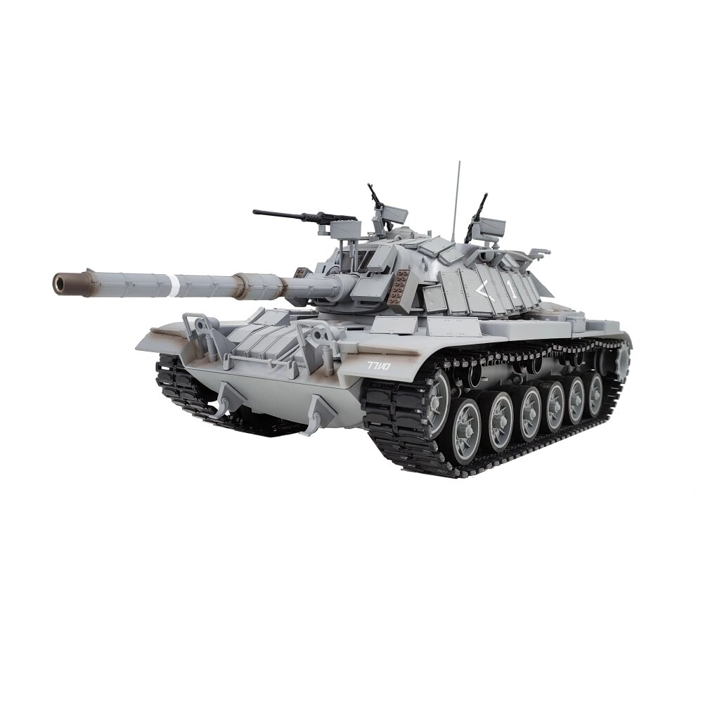 COOLBANK Model M60W Magach3 1/16 2.4G RC Основной боевой танк Patton Smoke Sound Recoil Shooting Светодиодный Имитация м - фото