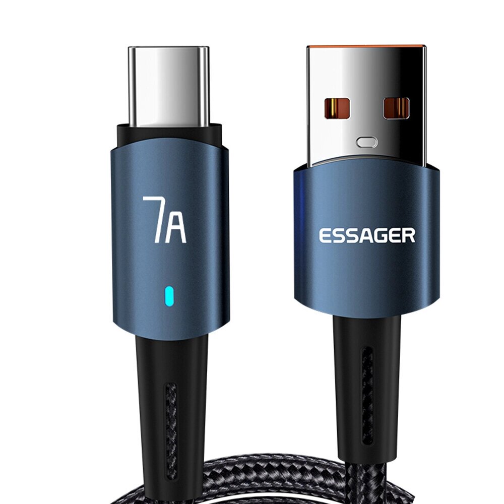 Эссагер 7A USB-A to тип-c кабель QC VOOC IQOO SCP AFC fast charging data transmission copper core line 0.5M/1M/2M/3M lon - опт