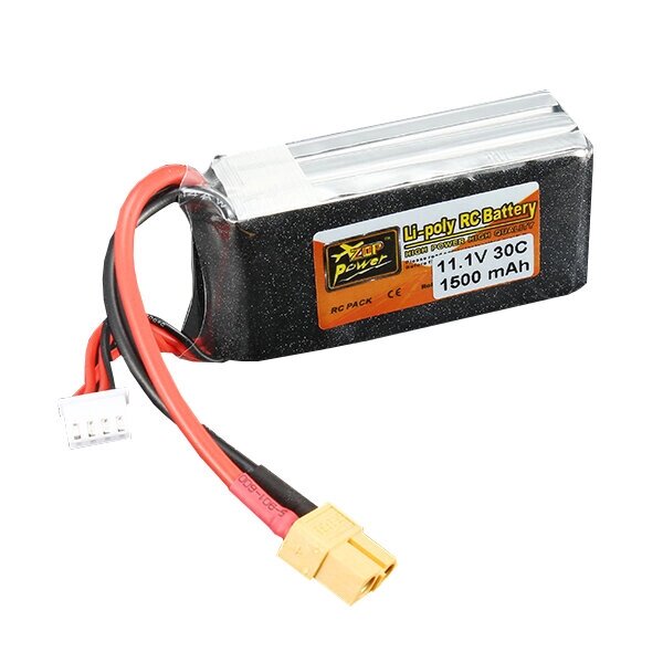 ZOP питания 11.1V 1500mAh 3S 30c Lipo батареи XT60 штекер - скидка