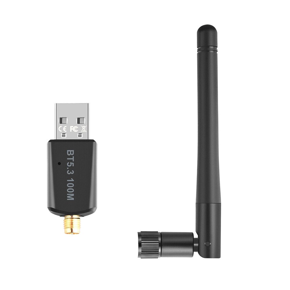 RTL807 bluetooth-совместимый 5.3 USB-адаптер Dongle 100M Long Range Поддержка Windows 7/win8.1/win10/11 для ПК - отзывы