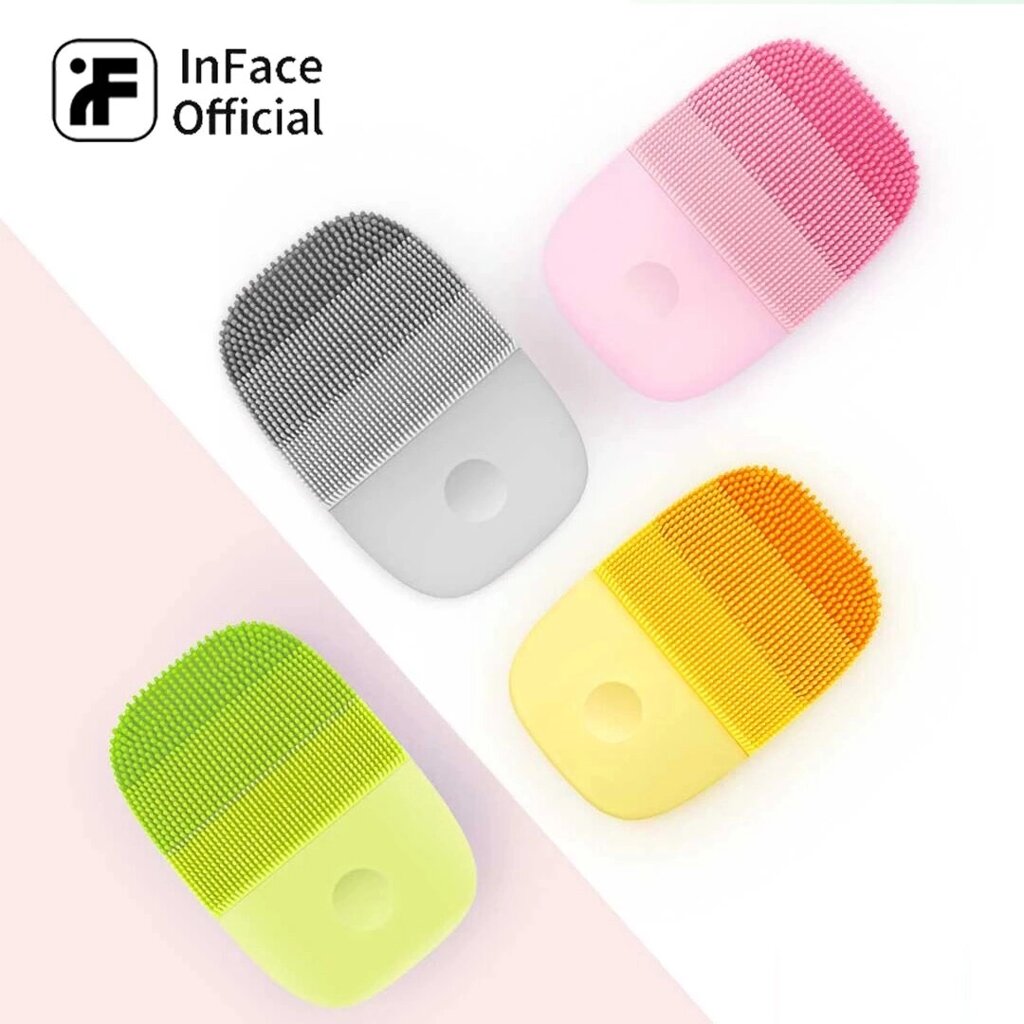 InFace Mini Sonic Facial Cleanser Mini Electric Sonic Face Cleansing Щетка Ультразвуковой скруббер для кожи Чистка лица - интернет магазин