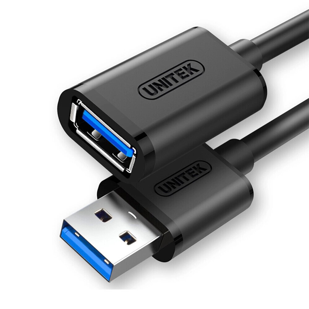 UNITEK Y-C457BBK USB 3.0 Удлинительный кабель 1M Длина для веб-камеры принтера, безопасность камера - обзор