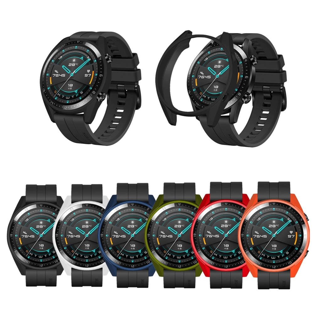 Bakeey Pure Soft TPU Watch Чехол Cover Watch Защитная пленка для экрана часов Huawei GT 2 46mm / Huawei Часы GT 46mm - Армения