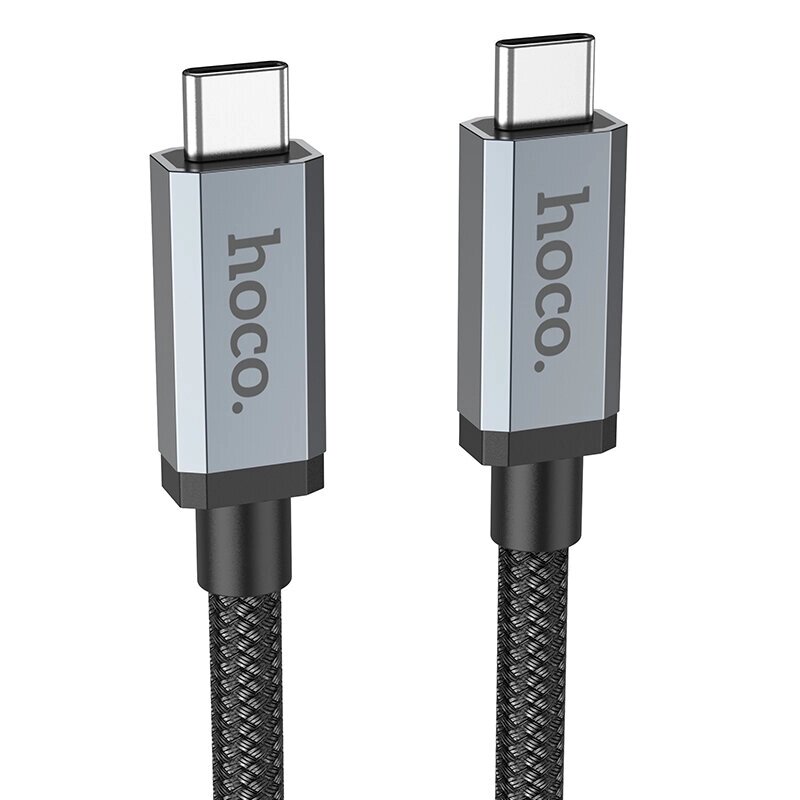 HOCO US06 100 Вт USB-C к Type-C Кабель USB3.2 20 Гбит/с Высокоскоростная передача данных 4K 60 Гц Передача видео 1M Длин - особенности