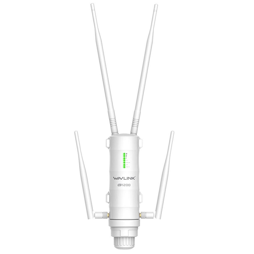 Wavlink AERIAL HD4 AC1200 Dual Стандарты High Power На открытом воздухе Wireless AP / Range Extender Router с PoE и анте - особенности