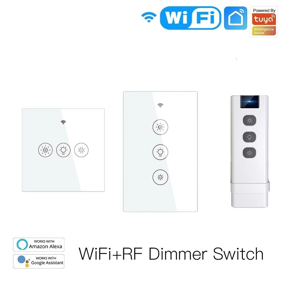 Moes. House WiFi RF Smart Light Dimmer Switch 2 / 3Way Muilti-Control Smart Life / Tuya APP Control Работает с голосовыми - распродажа