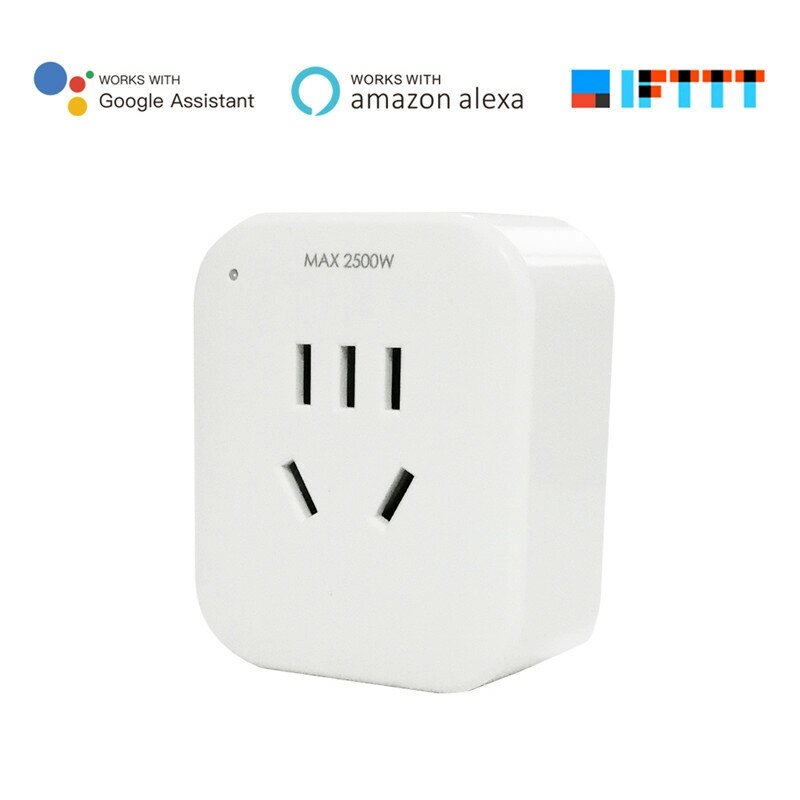 Moes. House WiFi Smart Разъем 10A 2500 Вт Smart Plug Беспроводное управление для автоматизации умного дома - характеристики