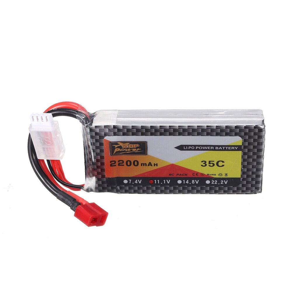 ZOP питание 3S 11.1v 2200mah 35c Lipo батареи T вилка - скидка