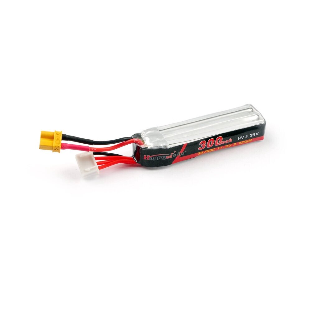 Happymodel 300mah 11.4V 30C / 60C 3S XT30 штекер lipo батарея для mobula7 HD sailfly-X URUAV UR85 / UR85HD RC дрон - розница