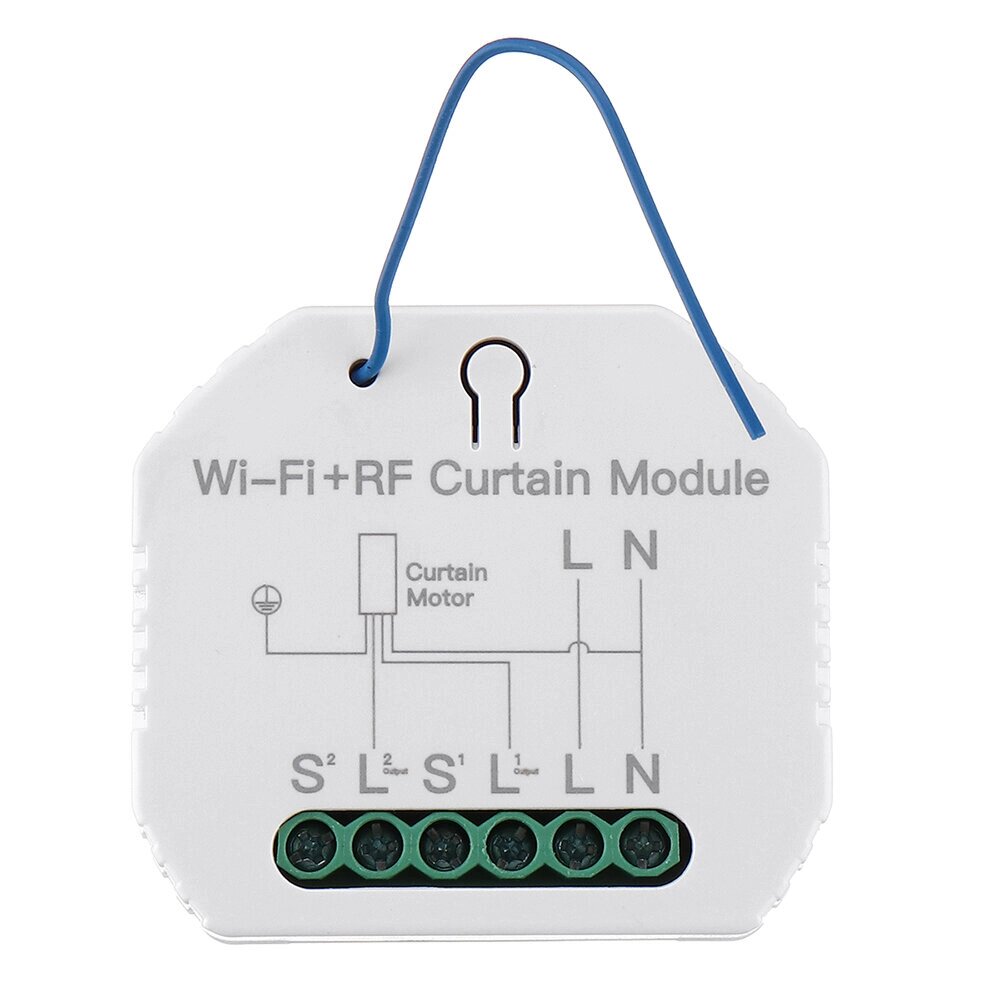 Moes. House MS-108WR WiFi RF Smart Curtain Blinds Module Switch Ролик Shutter Мотор Tuya Wireless Дистанционное Управление - описание