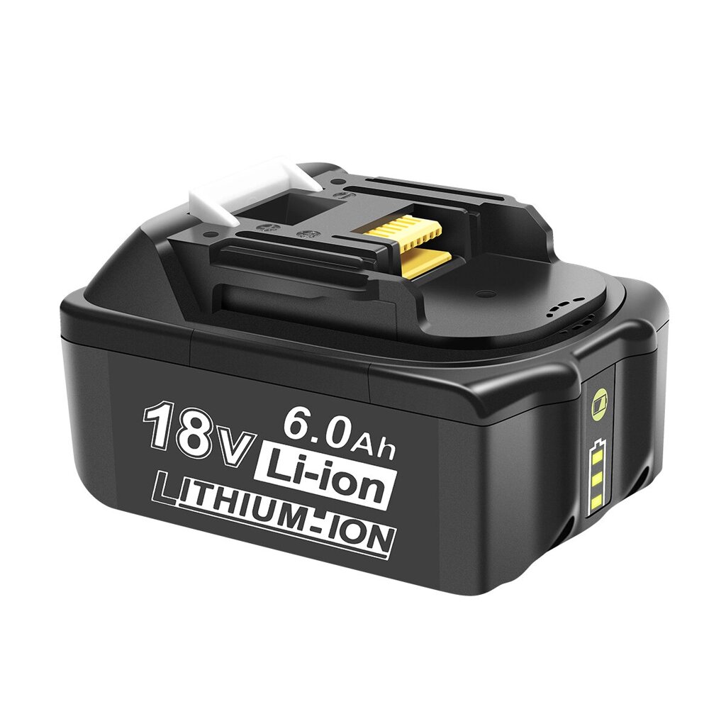 18V 3.0Ah-6.0Ah Батарея Замена для Makiita 18V BL1830 BL1840 BL1850 BL1860 BL1835 194205-3 194309-1 LXT-400 Аккумулятор - интернет магазин